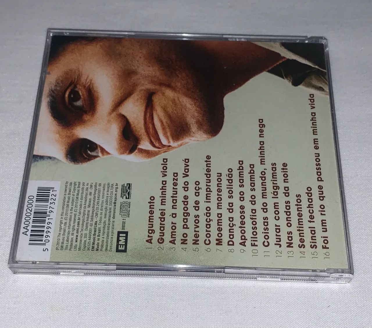 Cd Paulinho da Viola Argumento impecável e raro - Foto 3