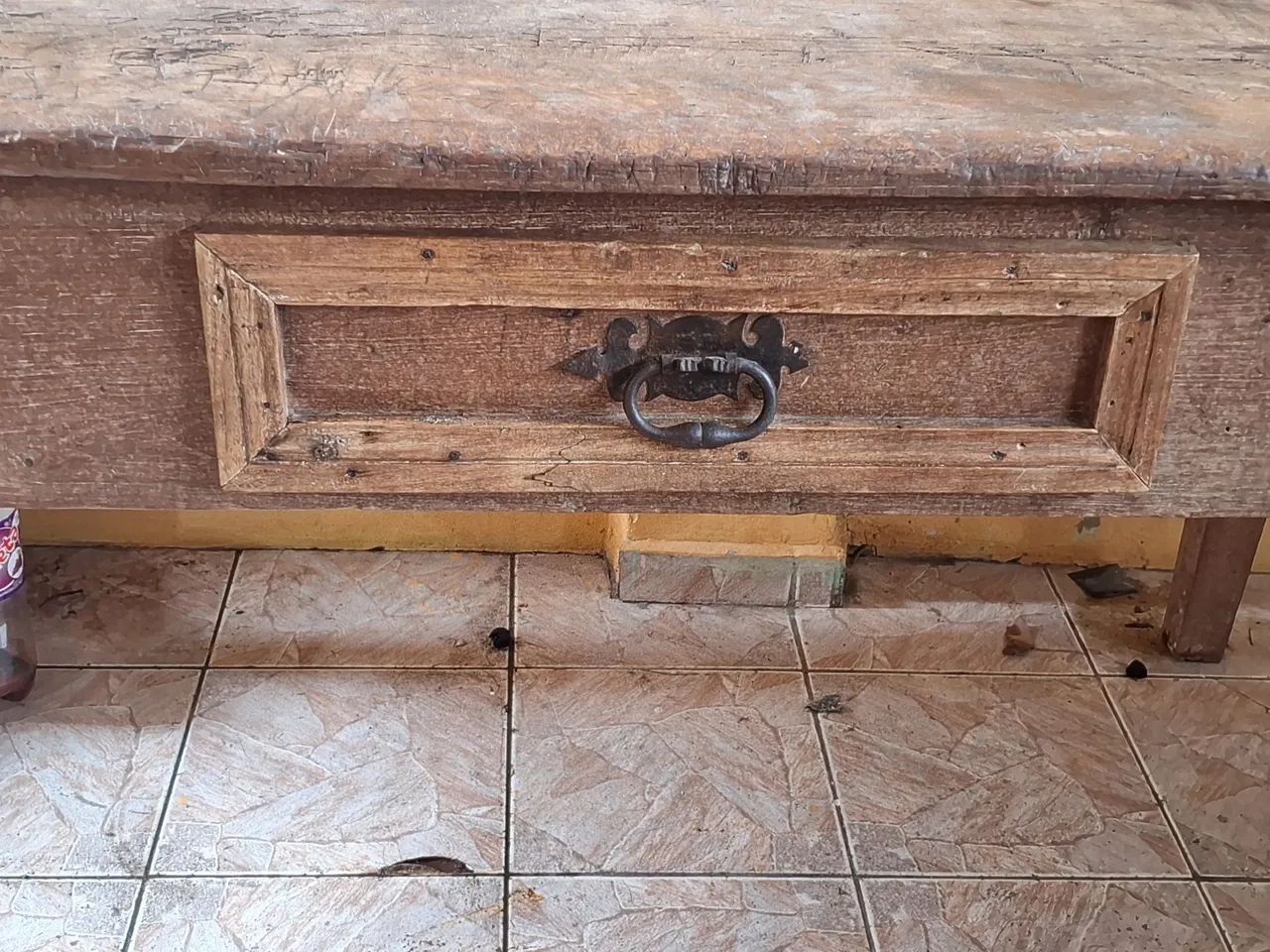 Mesa antiga de antiquário  - Foto 3