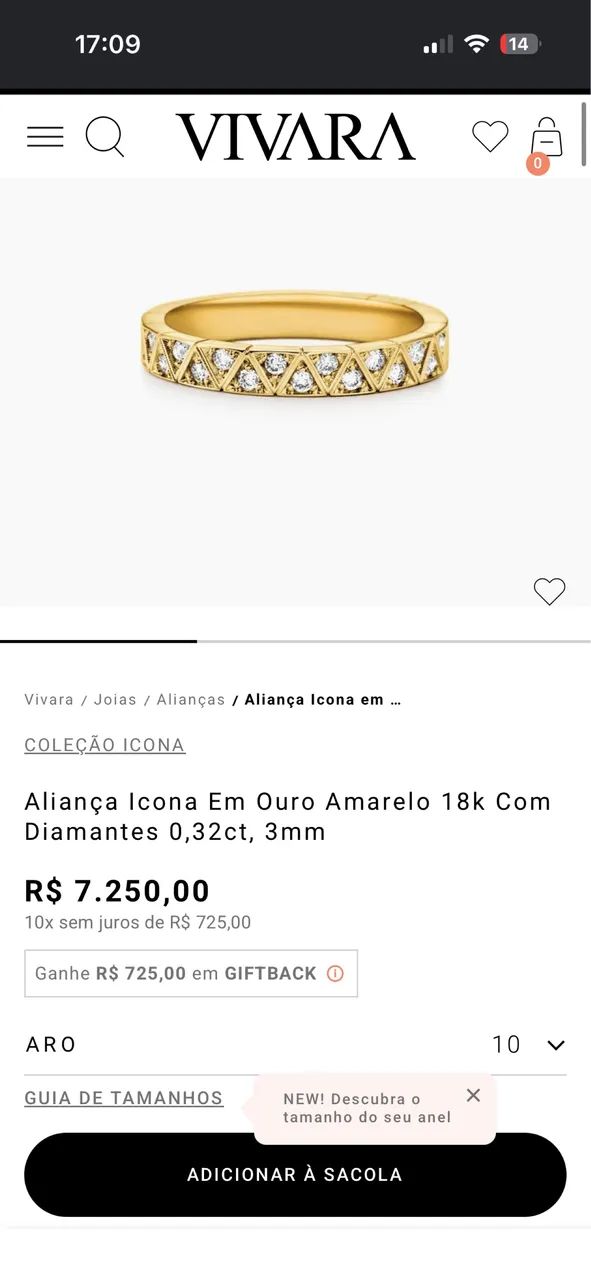 Aliança Vivara  - Foto 2