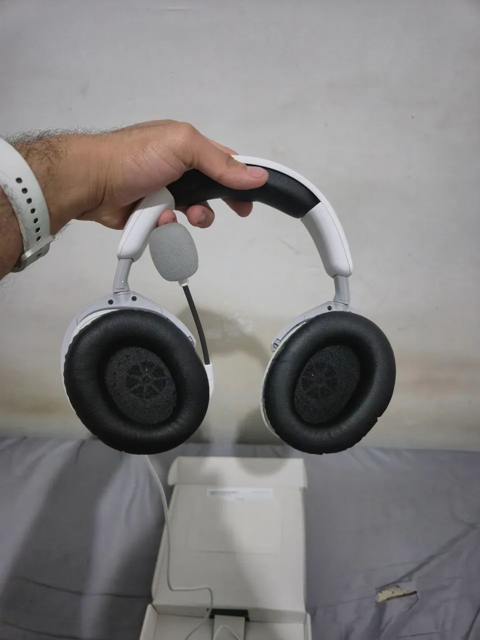 Headset Gamer HyperX CloudX Stinger 2 White (Estado de novo) - Foto 4
