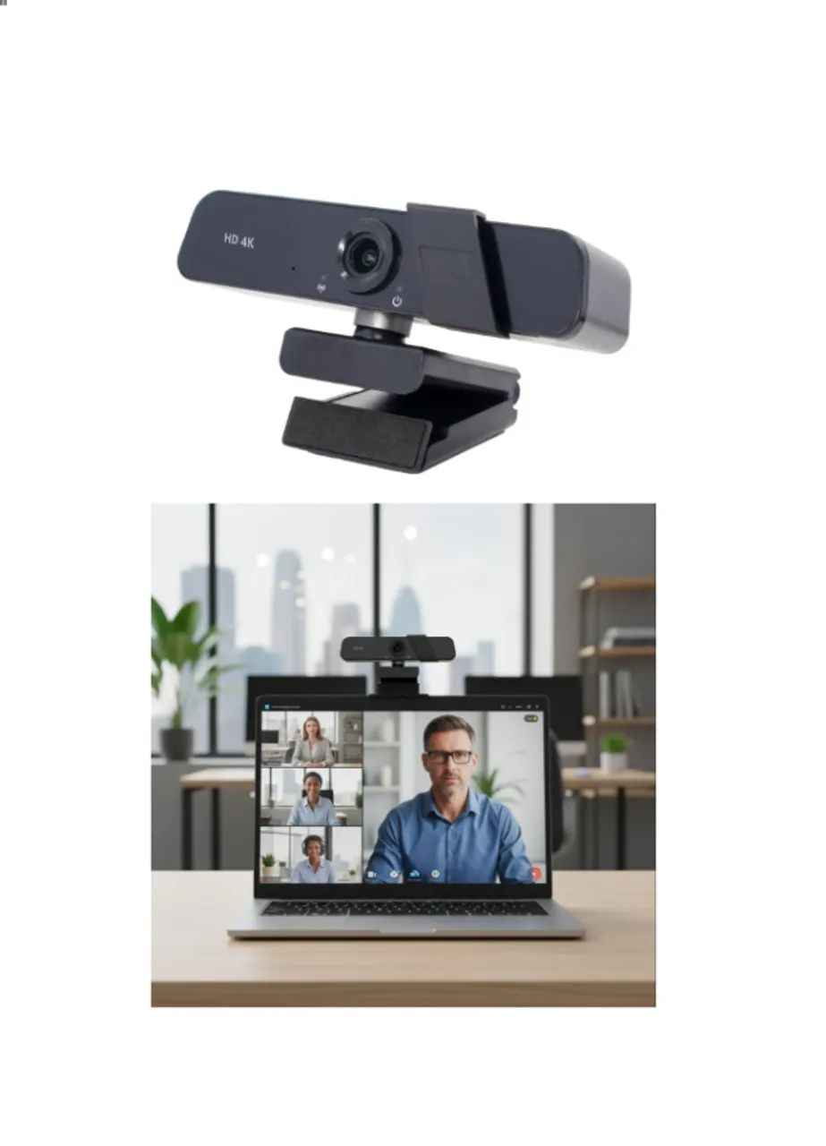 WEB CAM 4K COM MICROFONE AITEK SIGMA-W780M