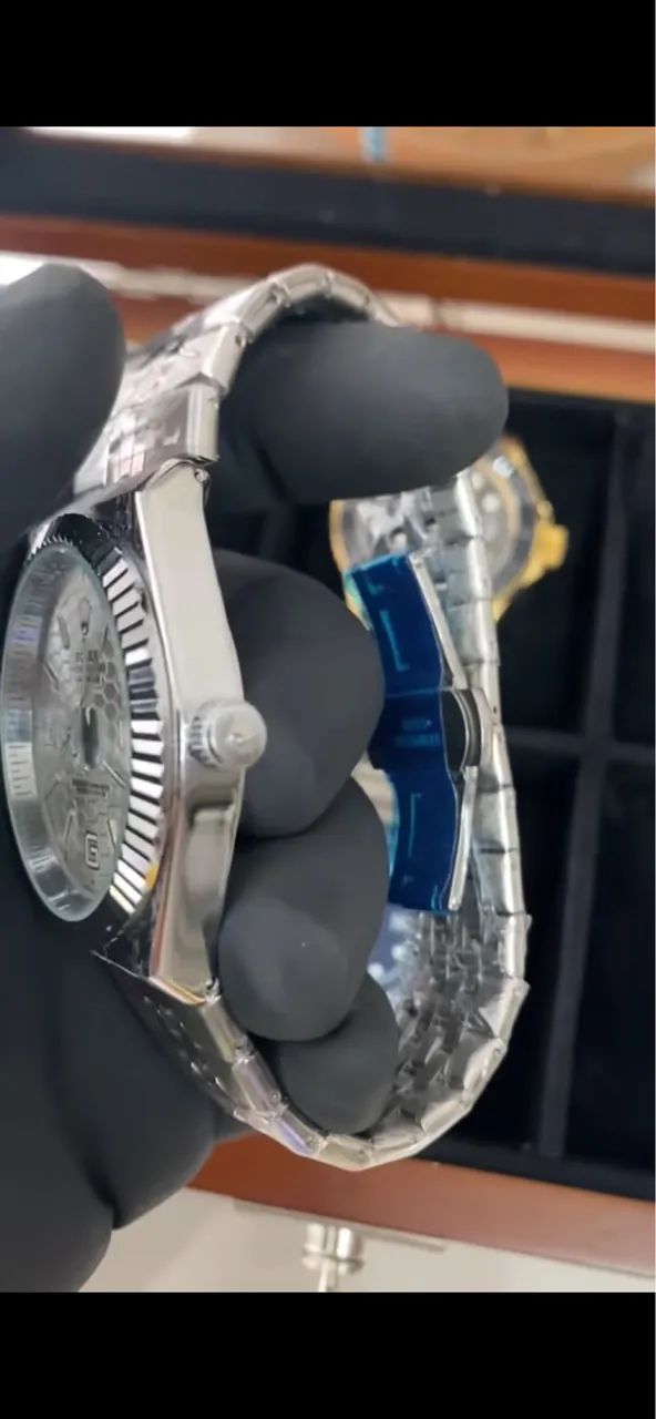 RELÓGIO ROLEX TODO EM AÇO  - Foto 4