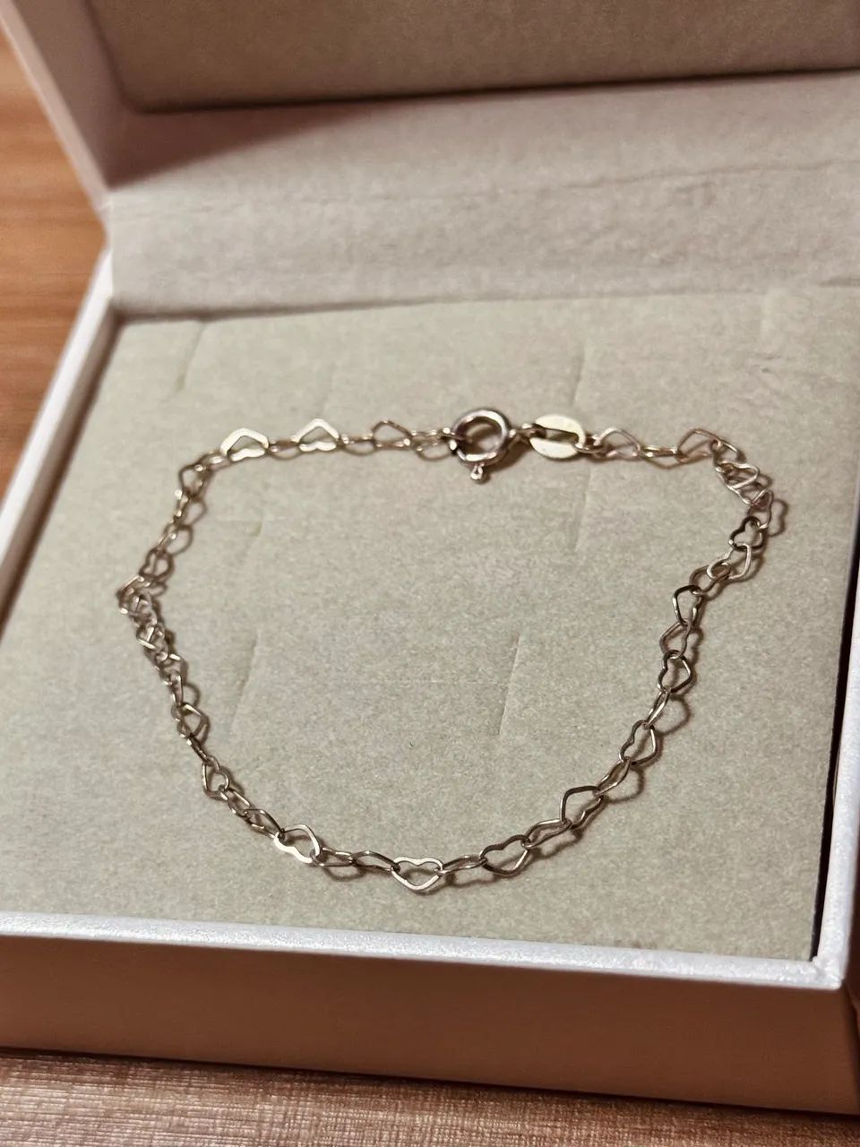 Pulseira Corações Prata 925 - Foto 2