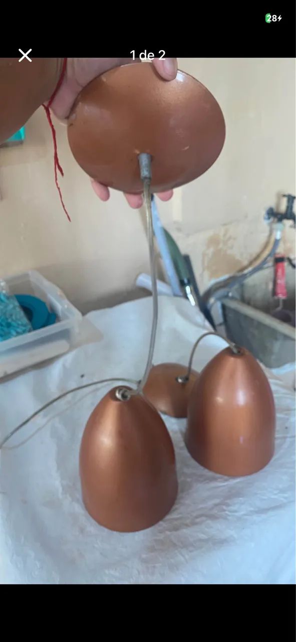 Vendo duas luminárias 