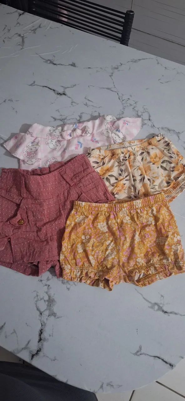 Kit de shorts.