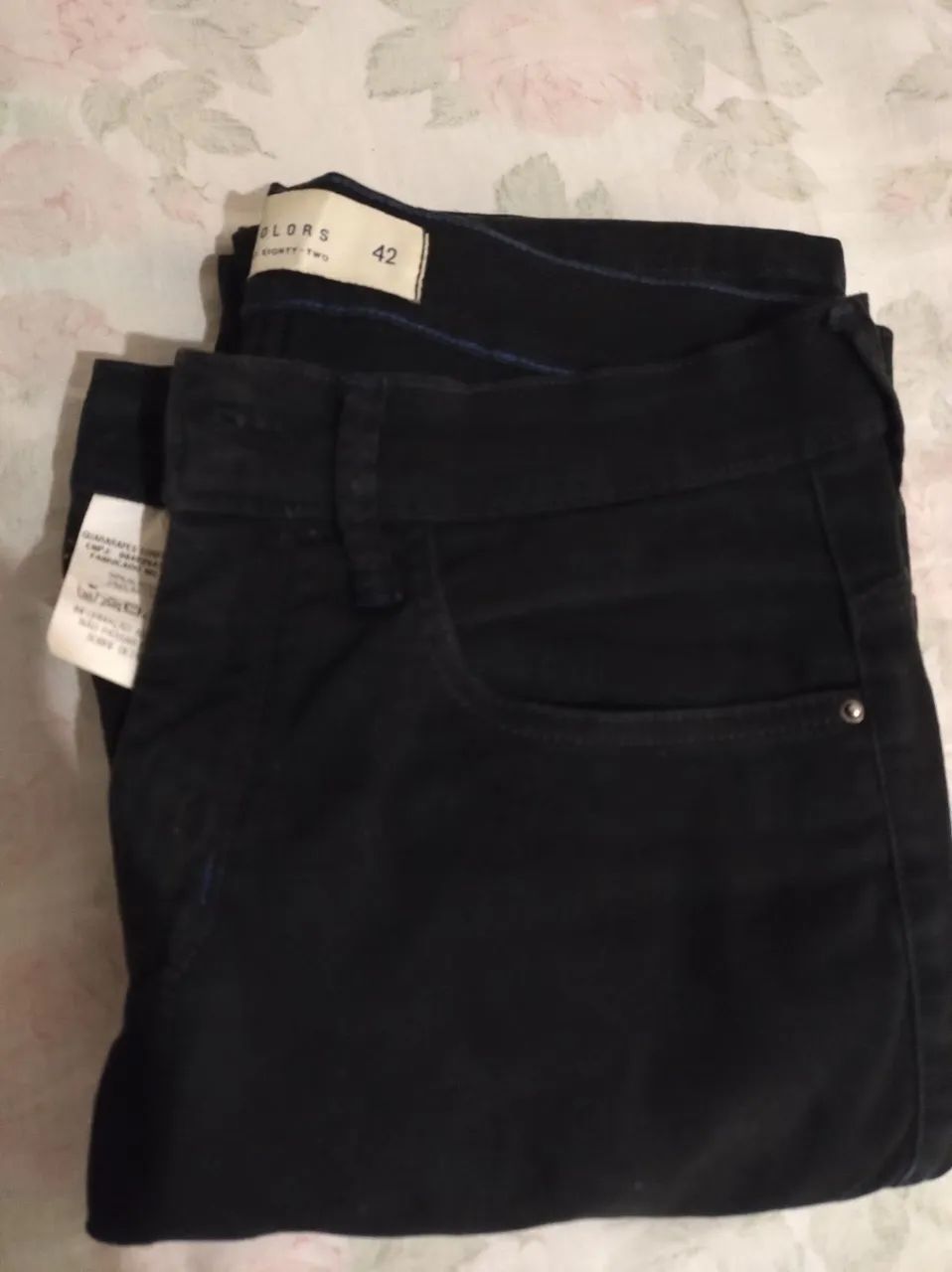 Calça sarja skinny 42 masculino  - Foto 4