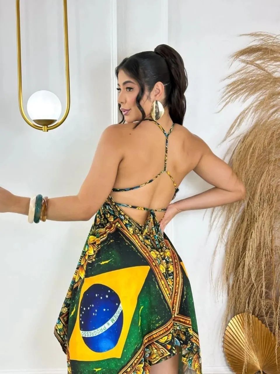 Vestido Indiano Curto Santorine - Foto 4