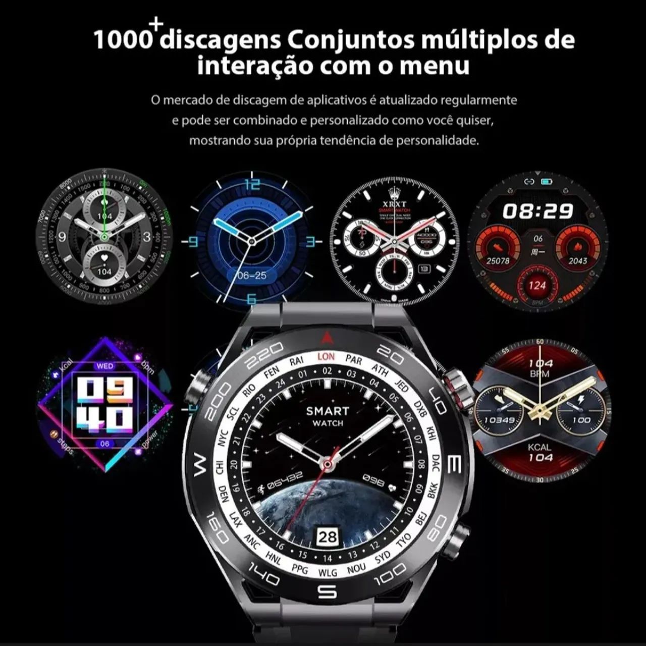 Smartwatch X5 Pro Max + brindes - Foto 3