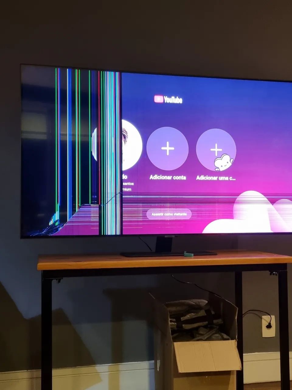 TV Led Quebrado Samsung QN55Q80A - Foto 3