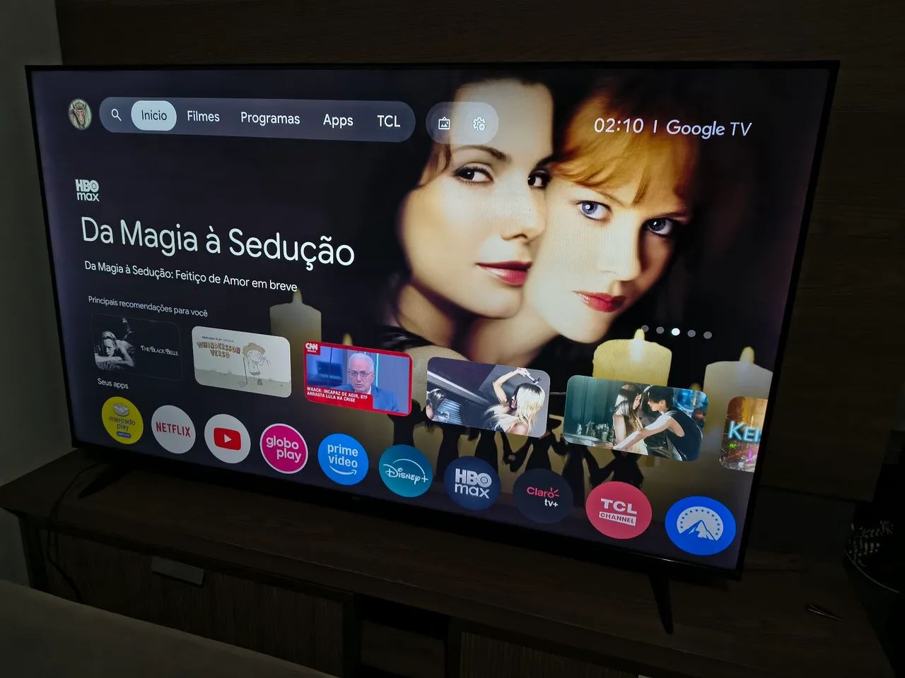 Vendo Smartv TCL 55 polegadas 4K P635 - Foto 2