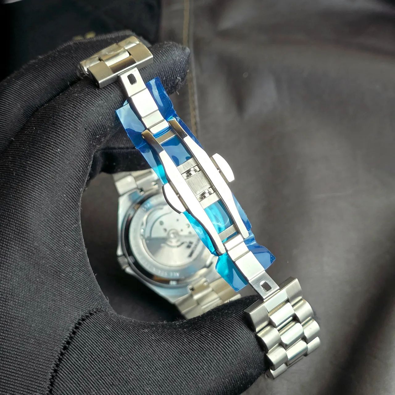 Relógio Seculus Tsuyosa Automatic 40mm Prata preto - Foto 3