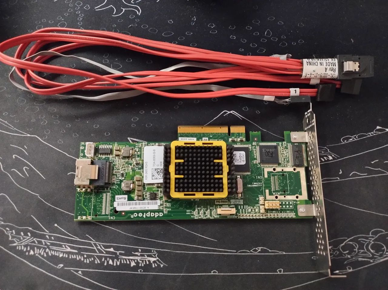 Controladora RAID Adaptec Asr-2405<br>4 portas 
