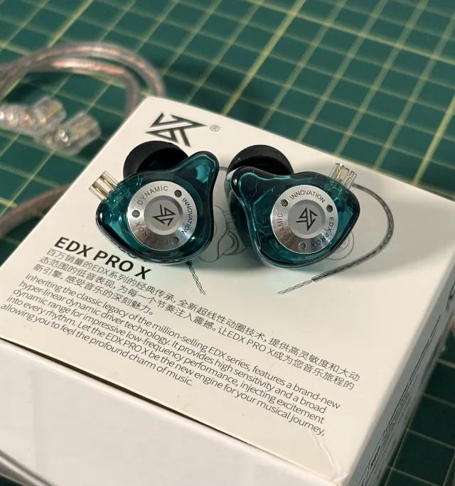 KZ EDX Pro X - Ciano | Versão com Microfone - Foto 4