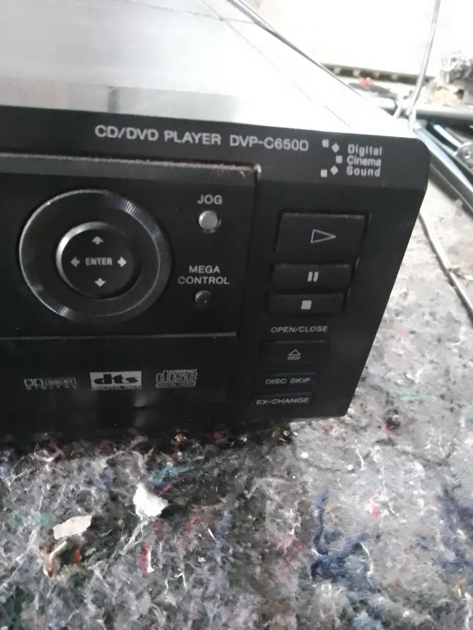 Sony dvd dvp-c650d com defeito - Foto 4
