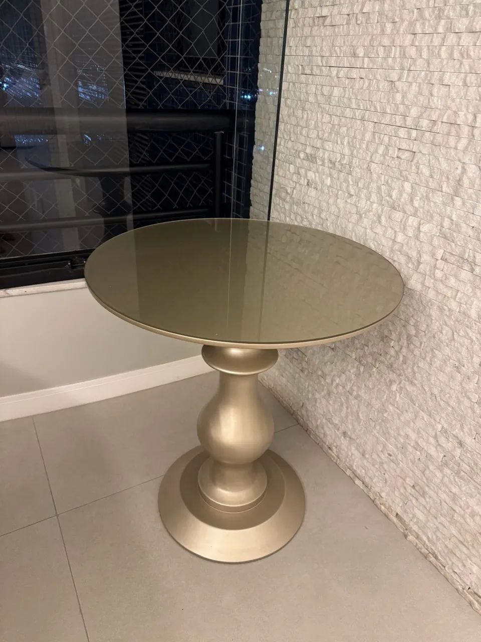 Mesa de apoio redonda - Foto 2