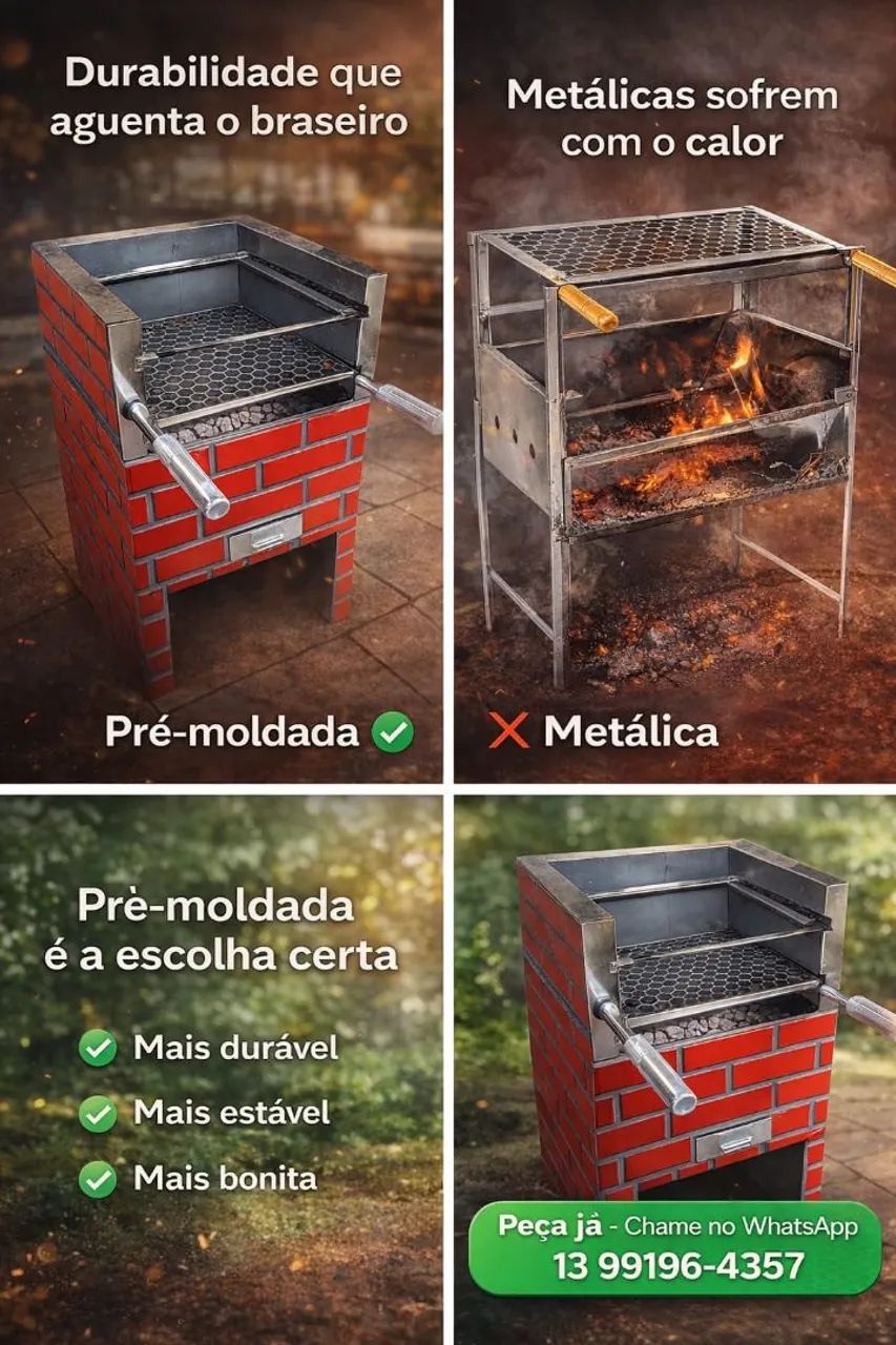 Churrasqueira Pré-Moldada  - Foto 4