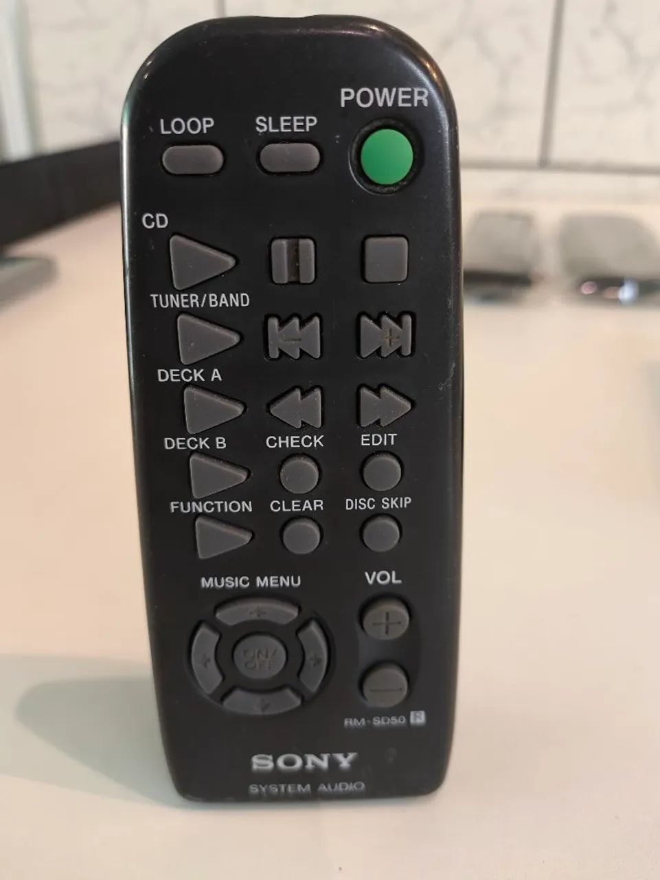 Controle remoto system áudio Sony RmSD50 USADO funcionando 