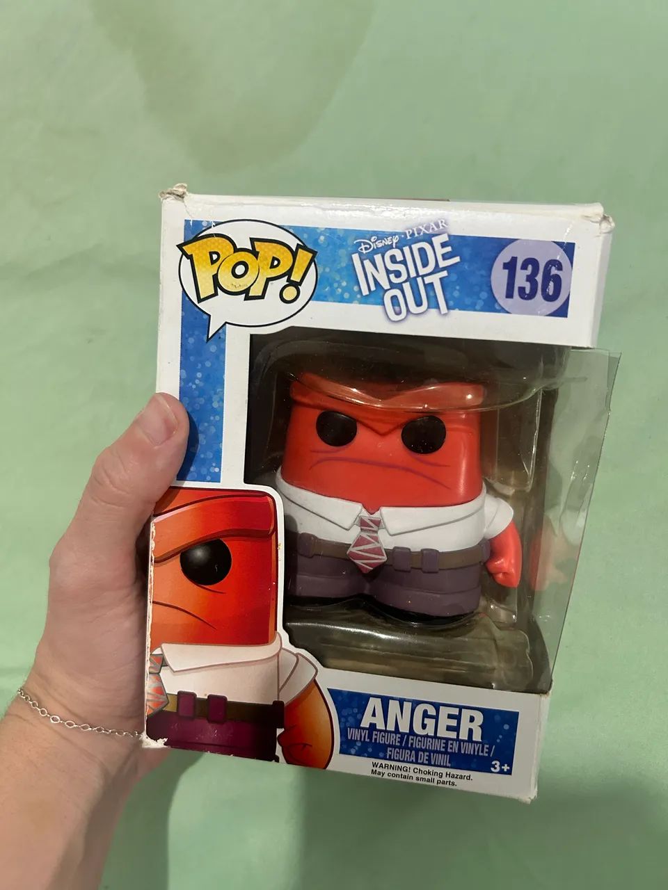 Funko pop anger raiva divertidamente