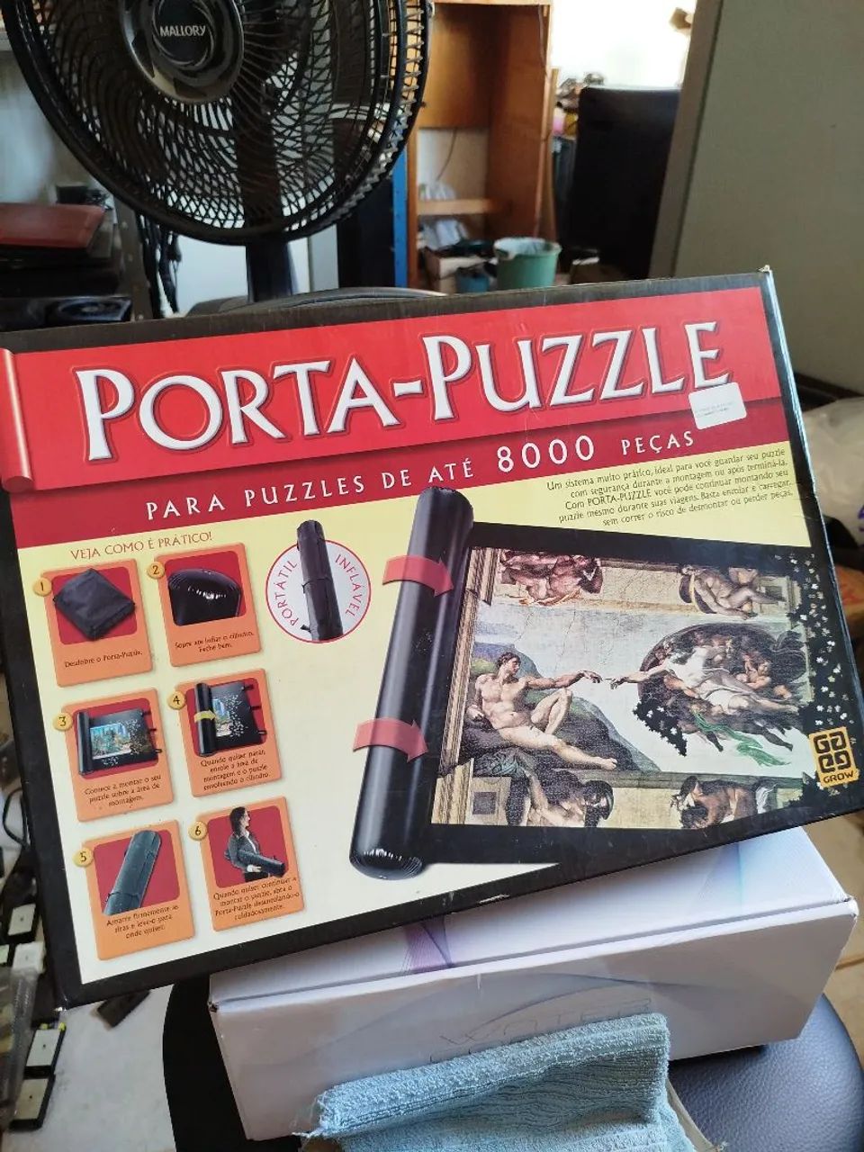 Porta Puzzle, tapete quebra cabeça