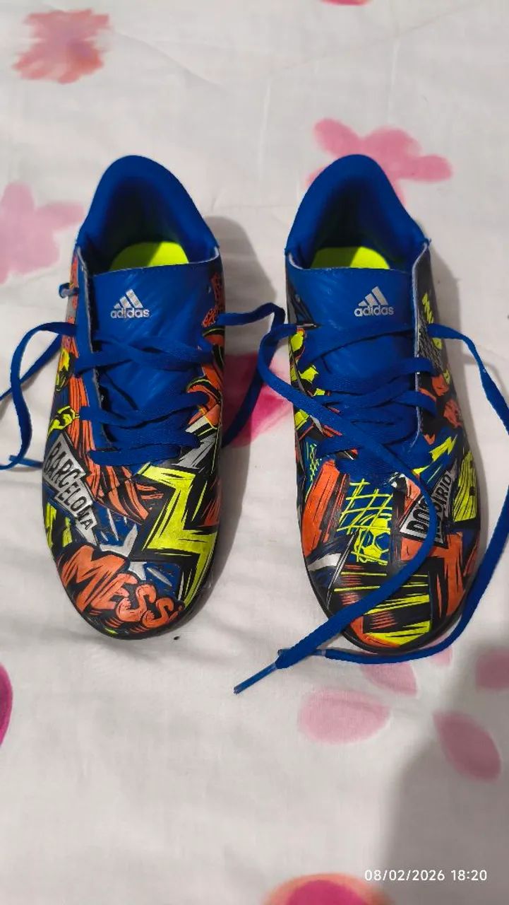 Chuteira Society adidas Messi Barcelona  - Foto 2