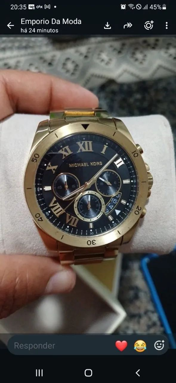 Relógio Michael Kors Dourado - Foto 5