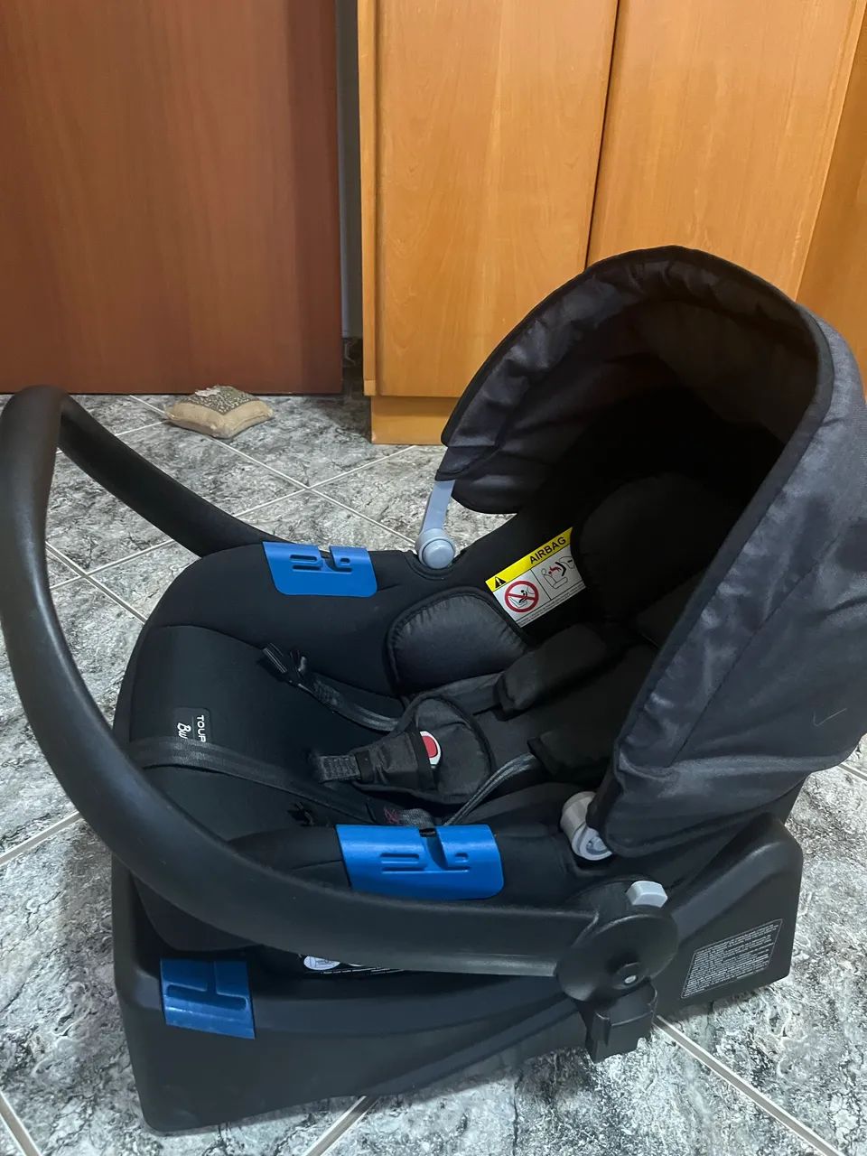Bebê conforto com base Isofix Burigotto - Foto 2