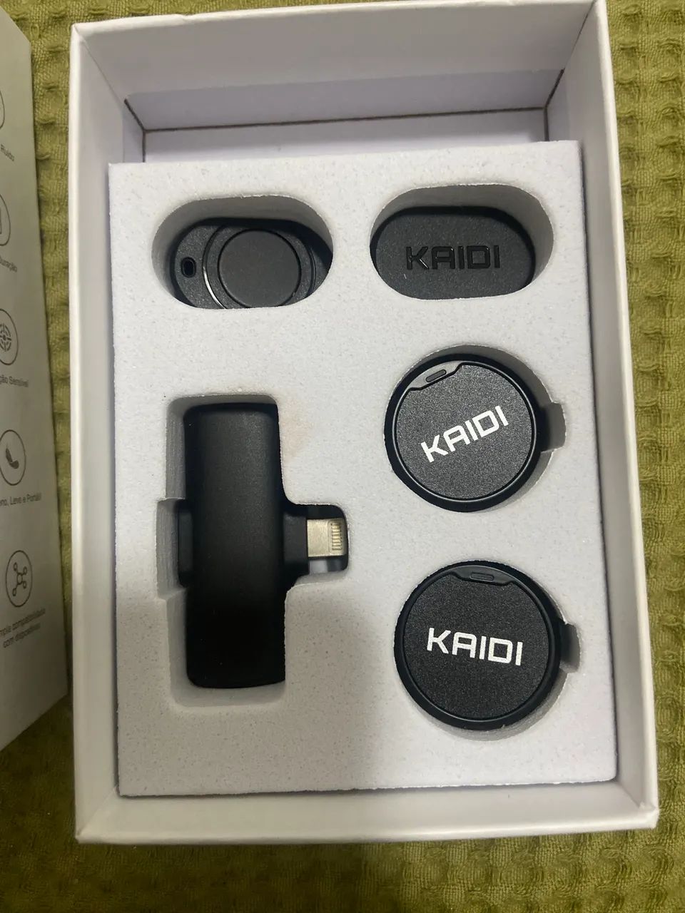 Microfone sem fio Kaidi KMF4 -A - Foto 2