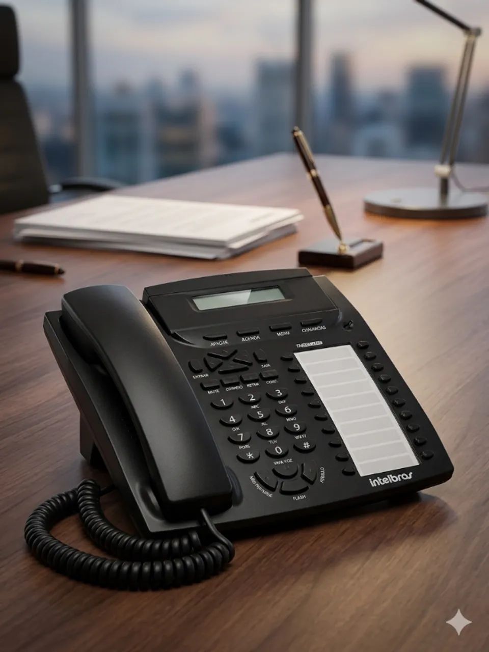 Telefone Terminal Inteligente Intelbras TI - NKT 2165 Preto (Usado) - OTIMO ESTADO - Foto 4