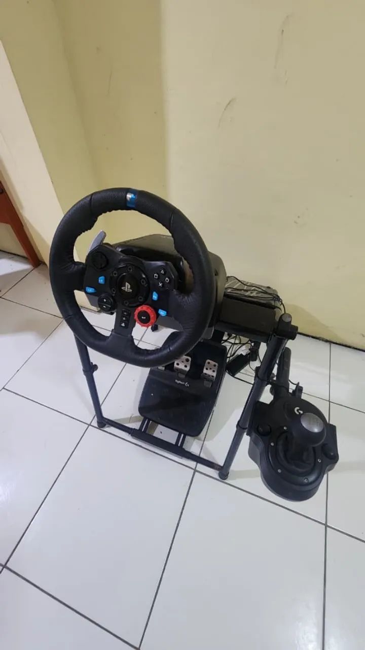 COCKPIT COMPLETO - LOGITECH G29 + CÂMBIO + BASE - Foto 3