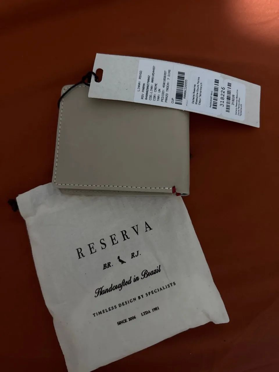 Carteira Reserva Parma Bege - Foto 4