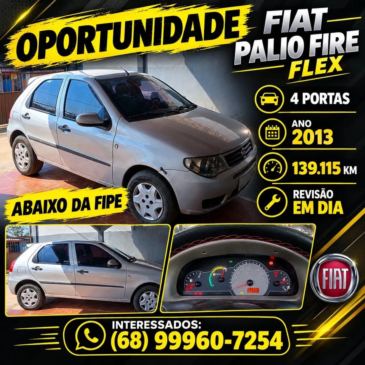 Fiat Palio Palio 1.0 ECONOMY Fire Flex 8V 4p 2013