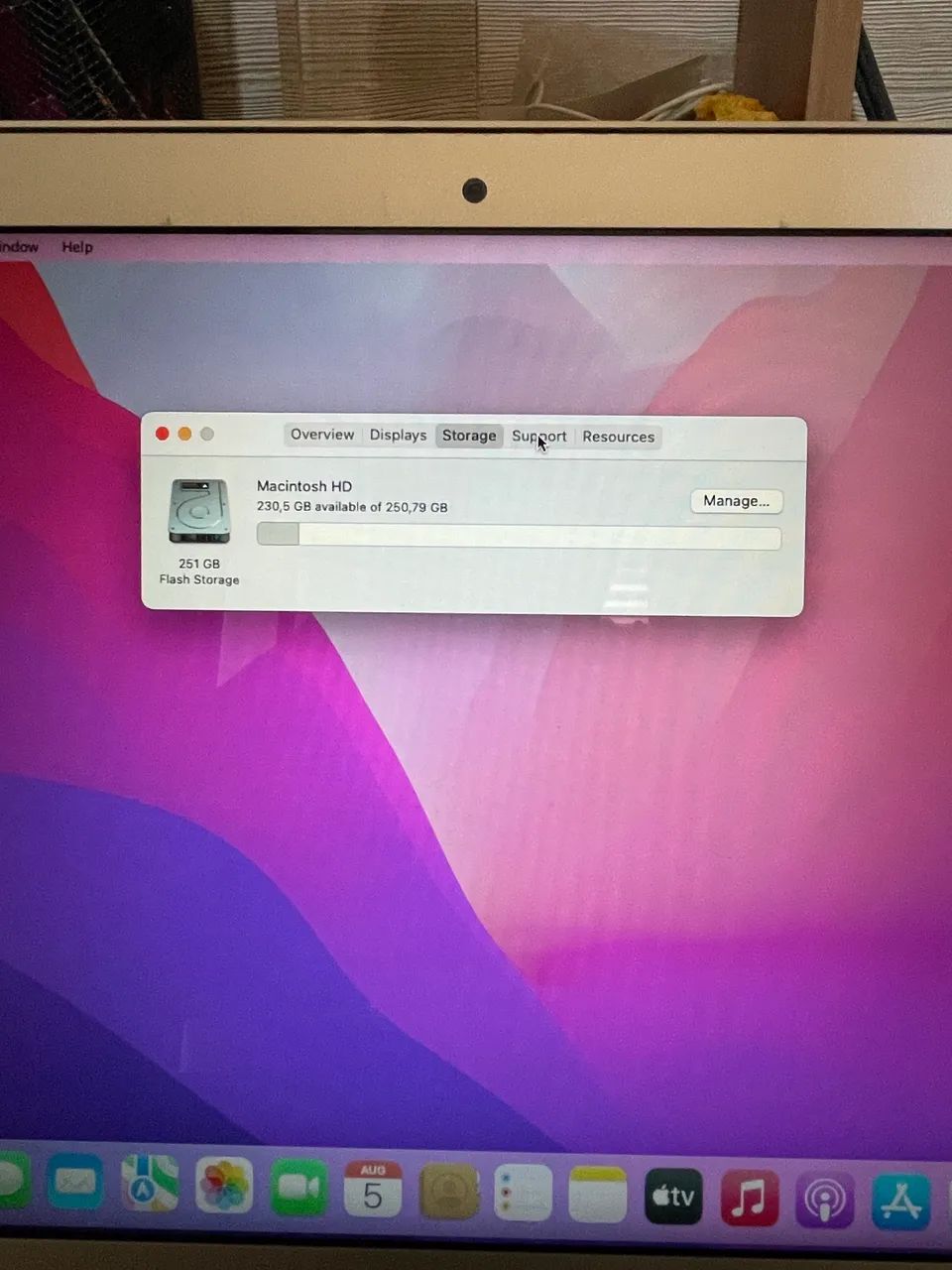 Apple Macbook Air 13 2017/18 SSD 256gb 8GB RAM - Core i5  - Foto 4
