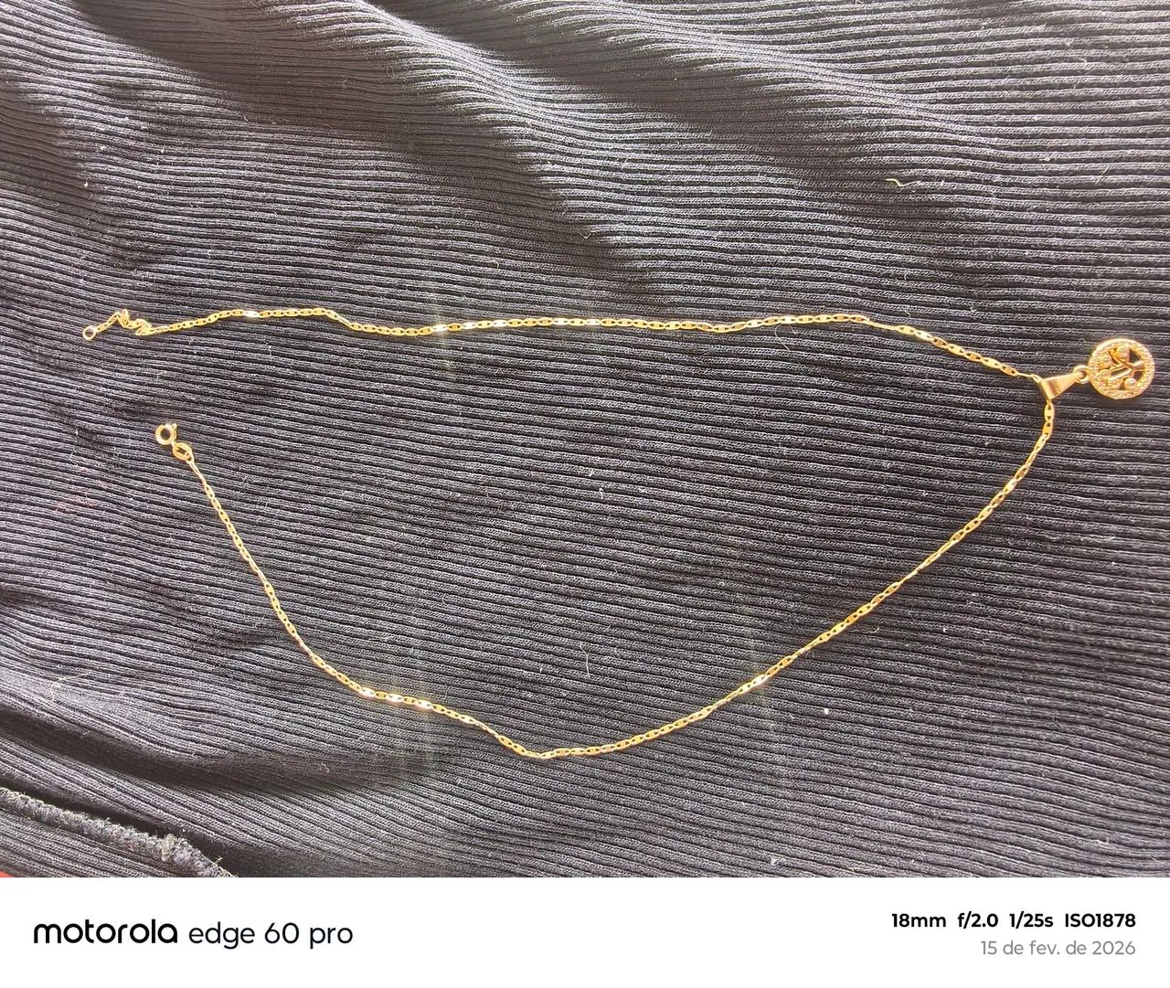 Cordão de ouro o pingente não é ouro  - Foto 2