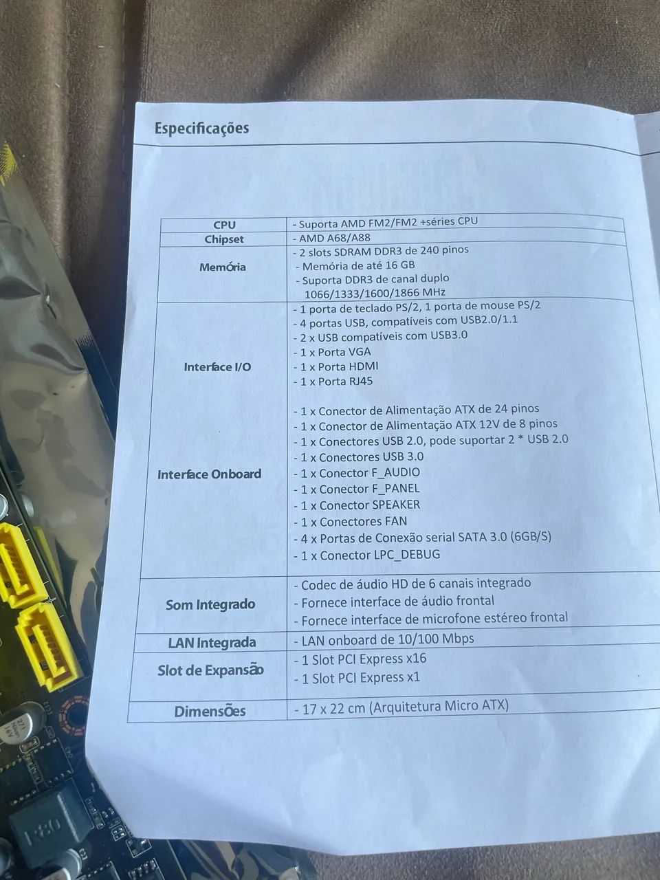 Kit AMD A88 + CPU A10 7800 - Foto 4