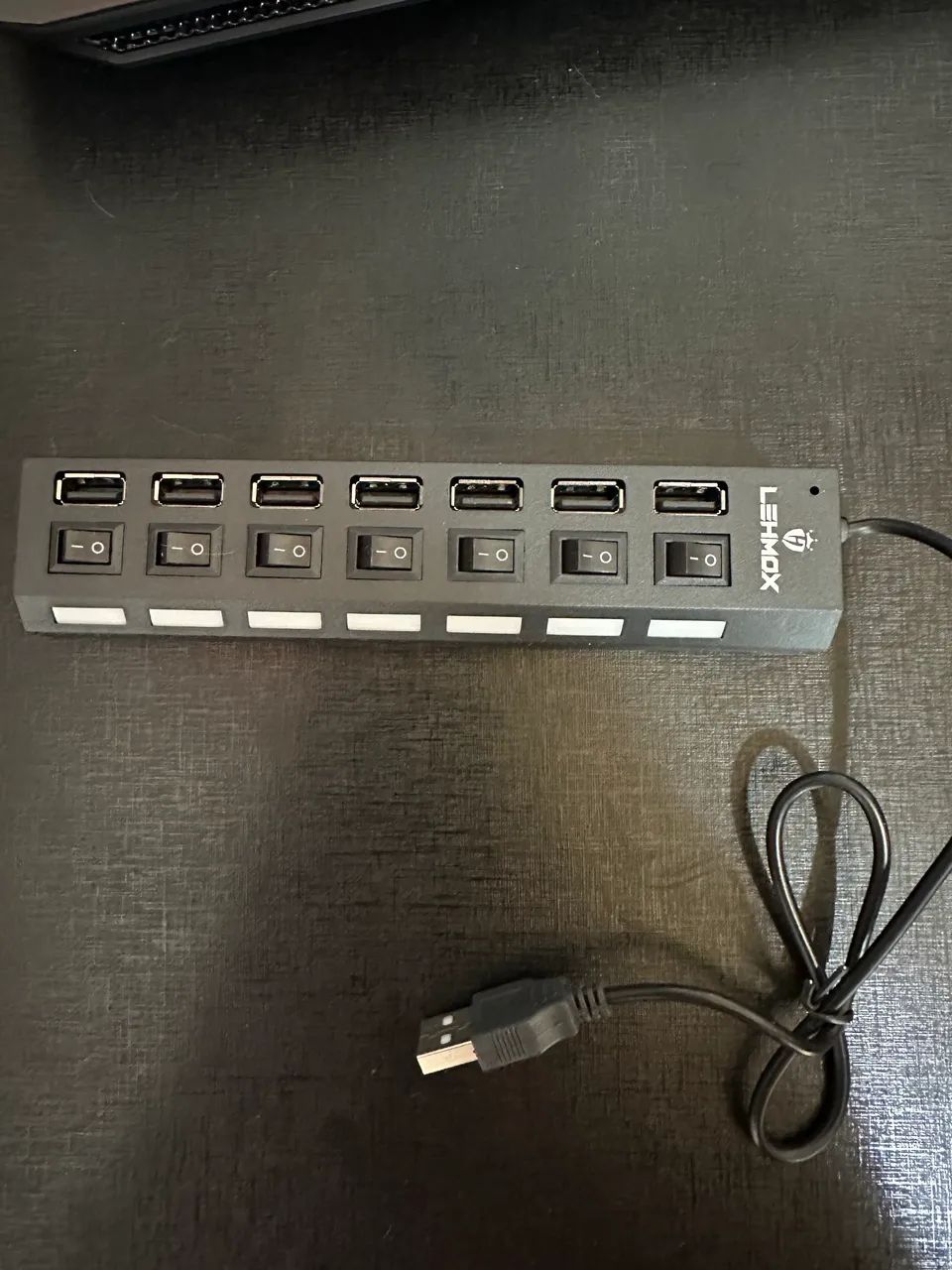HUB USB 2.0 LEHMOX LEY-02 ? 7 PORTAS - Foto 4