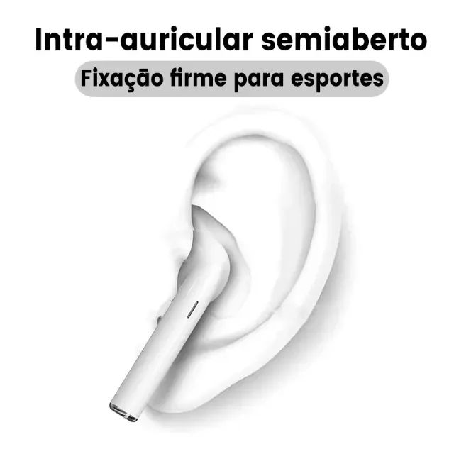 Fone bluetooth branco sem fio KA-792 KAPBOM - Foto 3