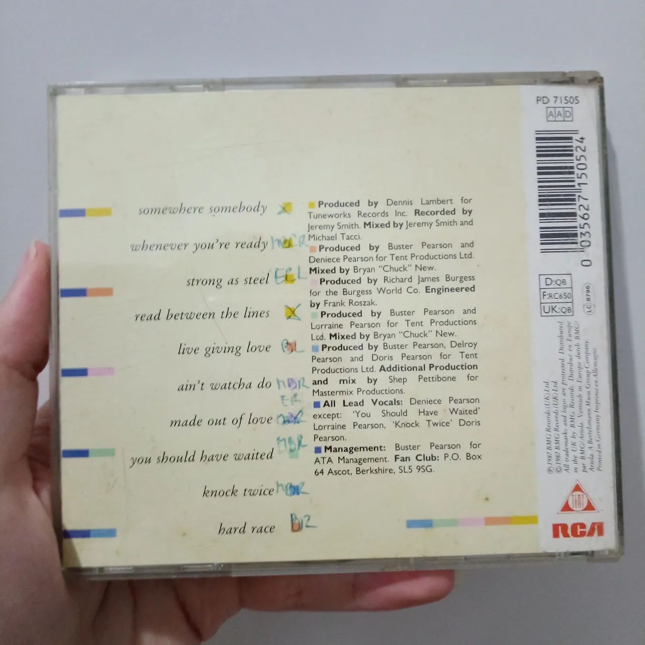 Five Star - Between The Lines CD Original Importado 1987 - Foto 4