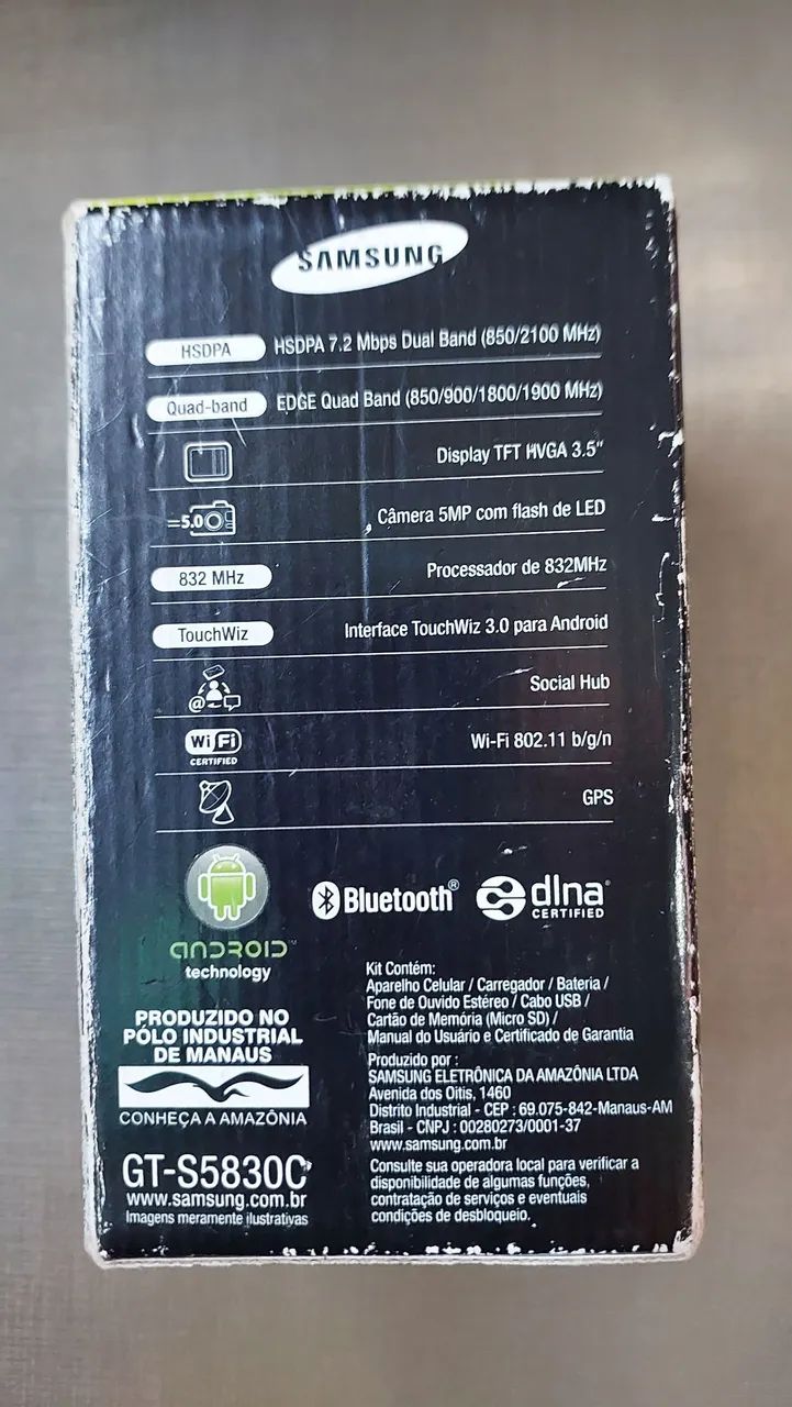 Celular antigo Samsung Galaxy Ace - Foto 2