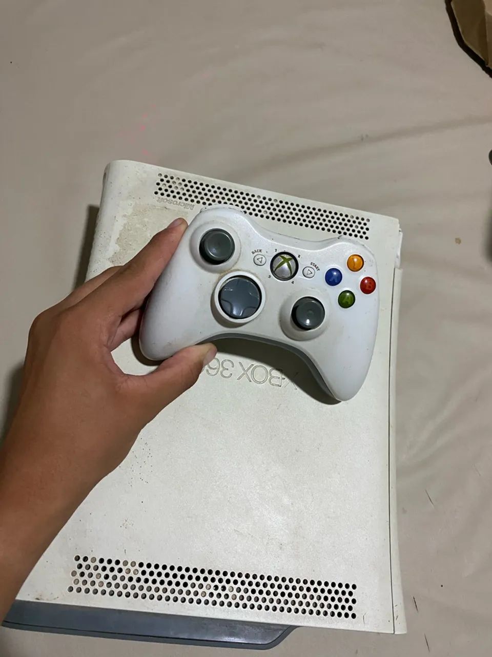 Xbox 360 com um controle e 5 jogos  - Foto 3