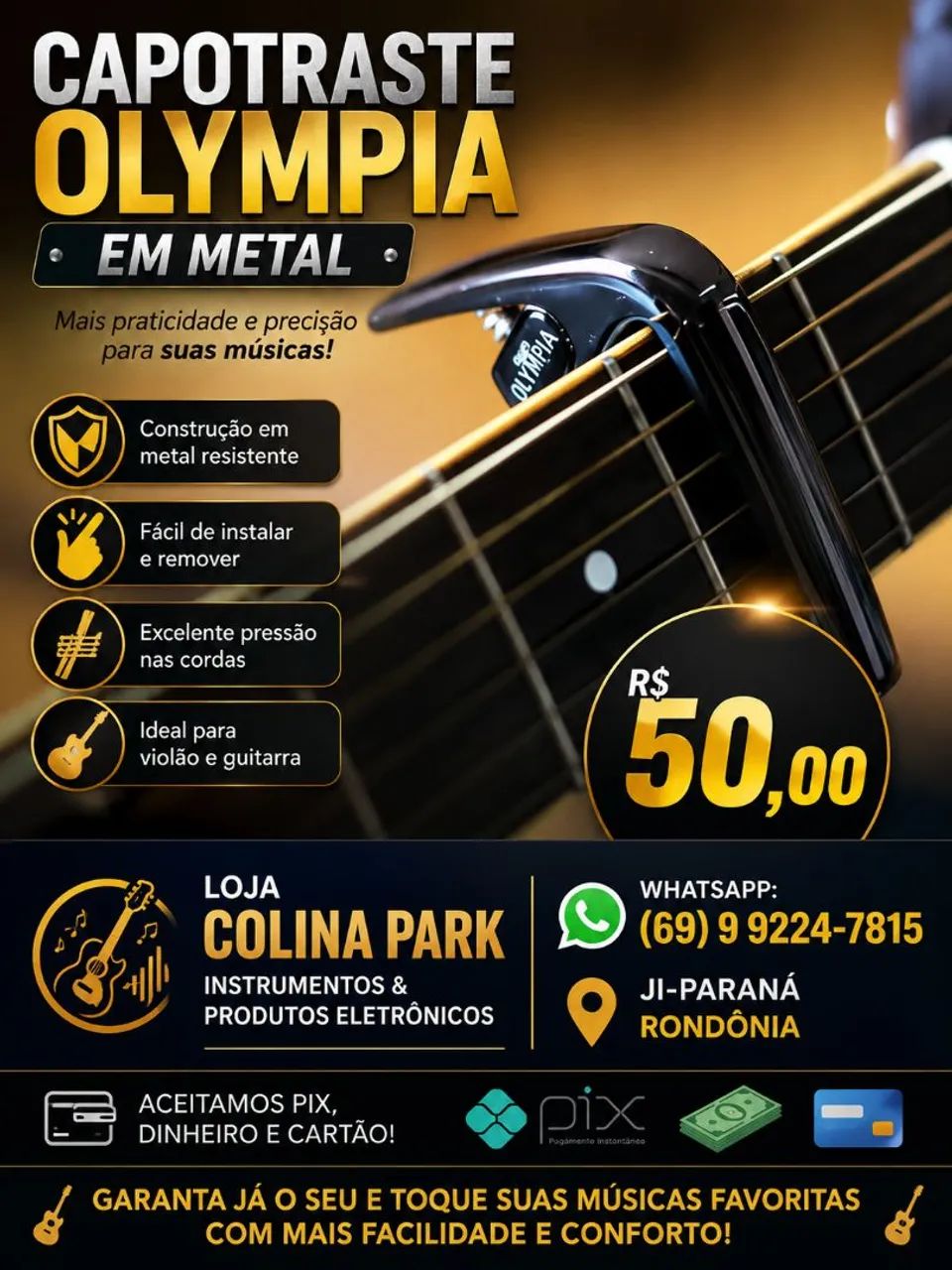 Capotraste Olympia (Metal)