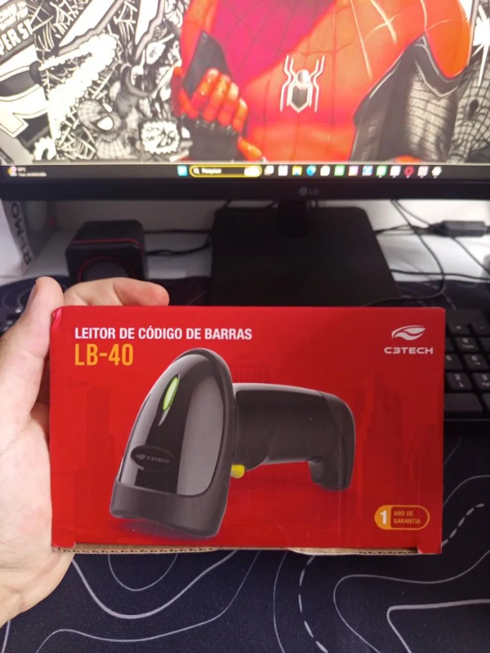 Leitor de código de barras 1D