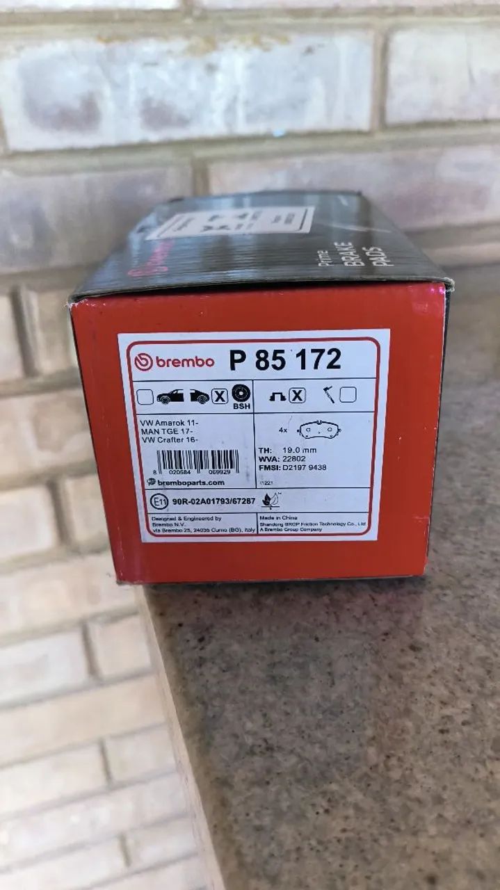 Pastilha de freio BREMBO - Amarok  - Foto 2