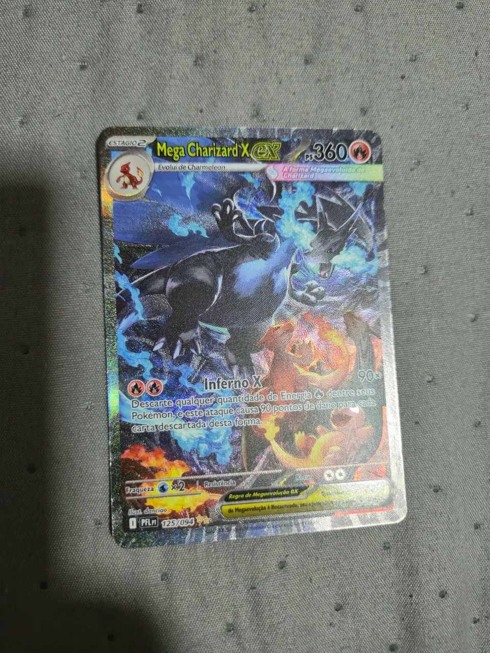 Mega Charizard X ex - 125/094 - raro  - Foto 3
