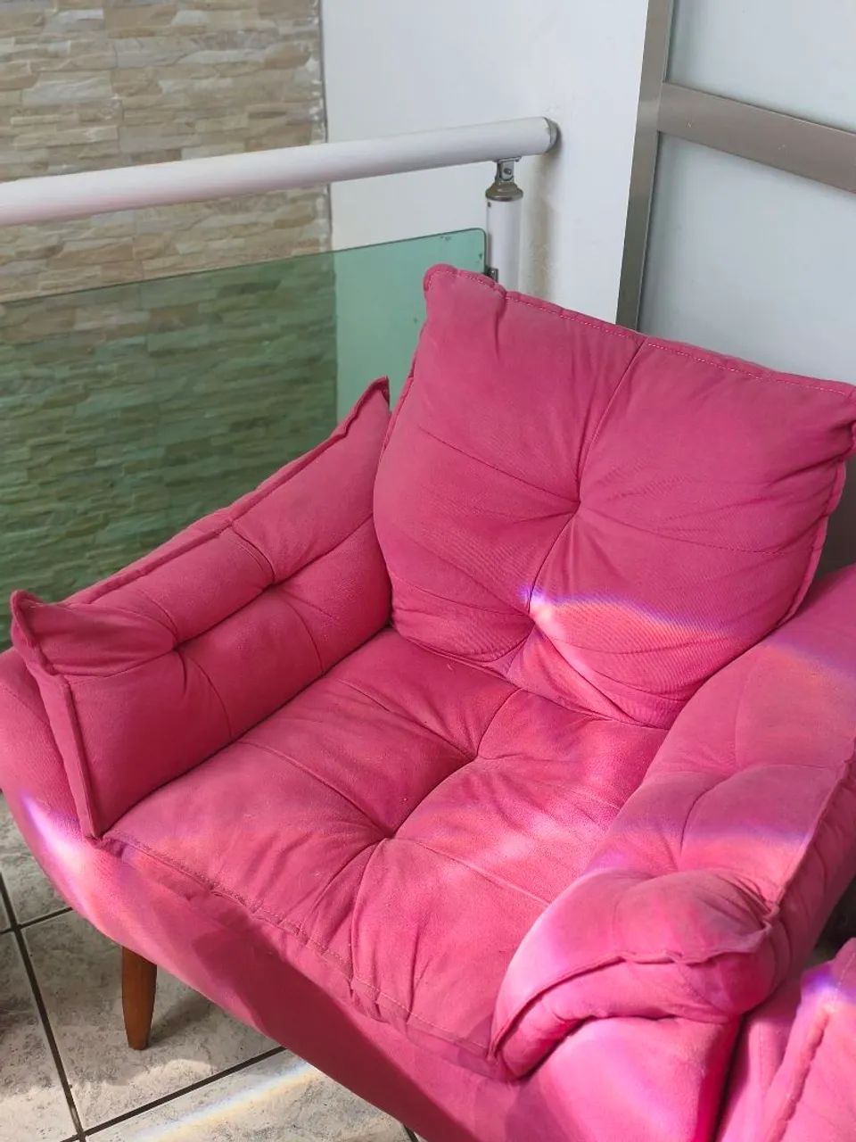 Jogo de poltronas decorativa para salão de beleza - Foto 5