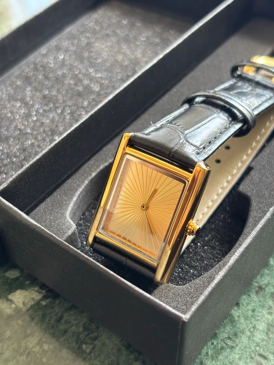 Relógio Tank estilo Cartier Vintage - Foto 3