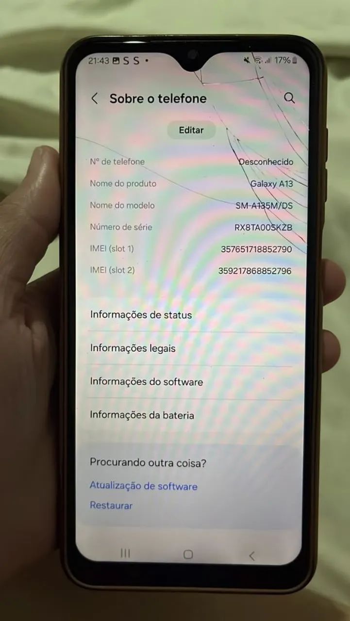 Celular Samsung A13 preto - Foto 4