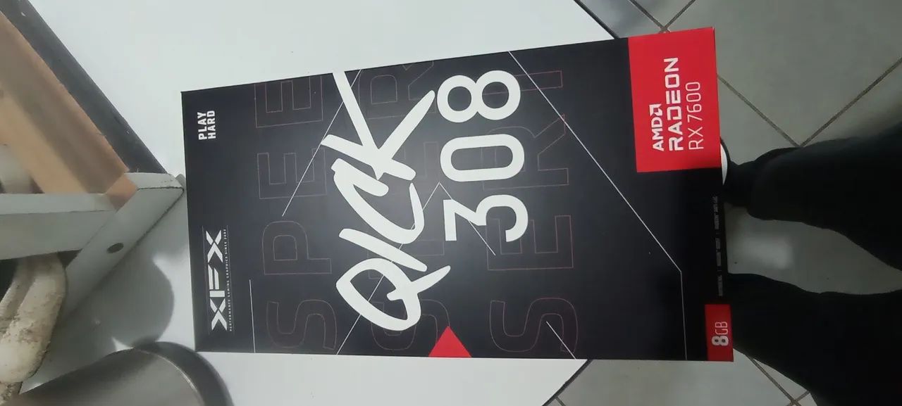 GPU XFX RX 7600 8GB  - Foto 3