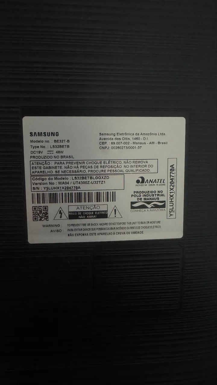 Smart TV Samsung 32" Impecável - Completa com Controle e Pés Originais - Foto 3