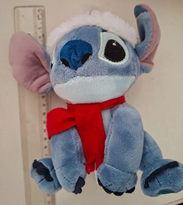 Boneco pelucia Stitch Natal