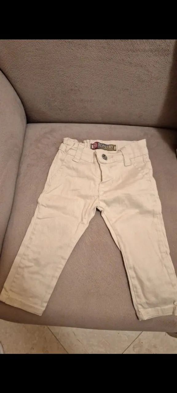 Calça de brim Tom Ery tamanho G bebê